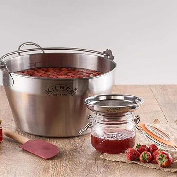 2-Kilner-Stainless-Steel-Easy-Fill-Jam-Jar-Funnel,-14-x-14-x-5-cm
