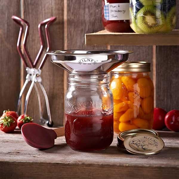 3-Kilner-Stainless-Steel-Easy-Fill-Jam-Jar-Funnel,-14-x-14-x-5-cm